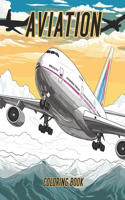 Aviation Coloring Book