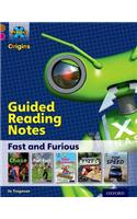 Project X Origins: Brown Book Band, Oxford Level 10: Fast and Furious: Guided reading notes