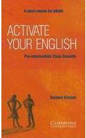 Activate your English Pre-intermediate Class cassette: A Short Course for Adults: Pre-intermediate: Class Cassette
