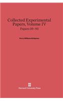 Collected Experimental Papers, Volume IV