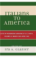 Italians to America, March 1903 - April 1903