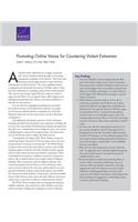Promoting Online Voices for Countering Violent Extremism
