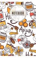 Notebook: 96 dotted Pages I dotted grid I Size 6x9 I Notebook for beekeeper I Ideal for notes and sketches I