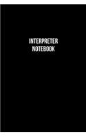 Interpreter Notebook - Interpreter Diary - Interpreter Journal - Gift for Interpreter