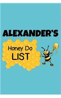 Alexander's Honey Do List