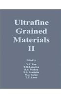 Ultrafine Grained Materials II