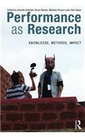 Performance as Research
