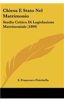 Chiesa E Stato Nel Matrimonio