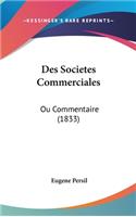 Des Societes Commerciales