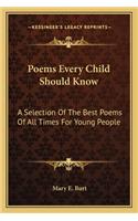 Poems Every Child Should Know