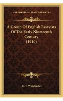 A Group Of English Essayists Of The Early Nineteenth Century (1910)