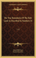 True Boundaries Of The Holy Land As Described In Numbers 34