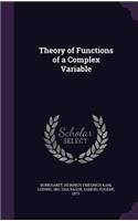 Theory of Functions of a Complex Variable