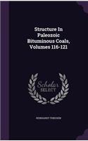 Structure in Paleozoic Bituminous Coals, Volumes 116-121