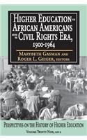 Higher Education for African Americans Before the Civil Rights Era, 1900-1964