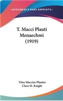 T. Macci Plauti Menaechmi (1919)