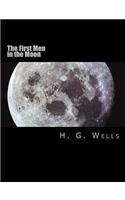 First Men in the Moon [Large Print Edition]