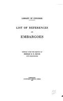 List of References on Embargoes