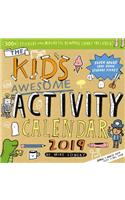 Kid's Awesome Activity Wall Calendar 2019