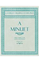 Minuet - Sheet Music for Voice and Piano - Op. 155 - No. 1