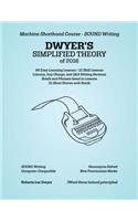 DWYER'S SIMPLIFIED THEORY of 2016: Machine Shorthand Course - SOUND Writing