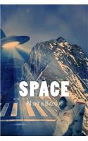 Space: 150 page lined notebook