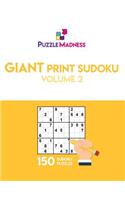 Giant Print Sudoku Volume 2