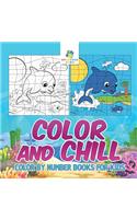 Color and Chill Color by Number Books for Kids