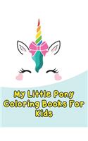 my little pony coloring books for kids