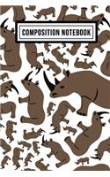 Rhino Composition Notebook