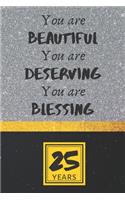 25th Birthday Journal