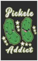 Pickele Addict: Cute Organic Chemistry Hexagon Paper, Awesome Cucumbers Funny Design Cute Kawaii Food / Journal Gift (6 X 9 - 120 Organic Chemistry Hexagon Paper Pa