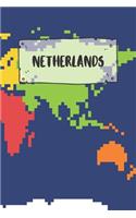 Netherlands: Ruled Travel Diary Notebook or Journey Journal - Lined Trip Pocketbook for Men and Women with Lines