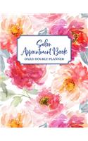 Undated Salon Appointment: Appointment Planner, Daily Hourly Planner Undated Daily Planner Monday - Sunday 7 AM to 10 PM + Notes Section, Schedule Planner & Log, Floral Appoin