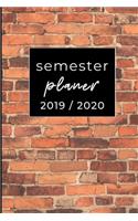 Semester Planer 2019 / 2020