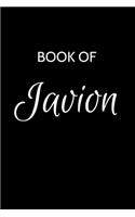 Javion Journal: A Gratitude Journal Notebook for Men Boys Fathers and Sons with the name Javion - Handsome Elegant Bold & Personalized - An Appreciation Gift - 120 