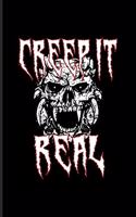 Creep It Real: Satan Undated Planner - Weekly & Monthly No Year Pocket Calendar - Medium 6x9 Softcover - For Vampire & Zombie Fan Fans