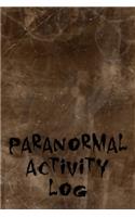 Paranormal Activity Log