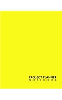 Project Planner Notebook: (Project Planner Notebook)