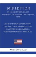 2016-01-27 Energy Conservation Program - Energy Conservation Standards for Commercial Prerinse Spray Valves - Final rule (US Energy Efficiency and Renewable Energy Office Regulation) (EERE) (2018 Edition)