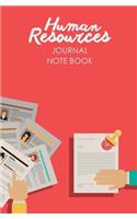 Human Resources Journal Note Book