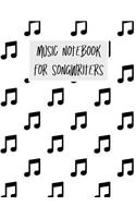 Music Notebook for Songwriters