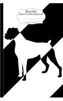 Boxer Dog Lined Notebook Journal