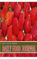 Useful Tool Prints Daily Food Journal