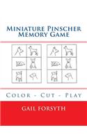 Miniature Pinscher Memory Game: Color - Cut - Play