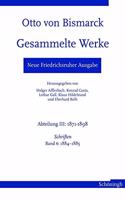 Neue Friedrichsruher Ausgabe. Otto Von Bismarck Gesammelte Werke