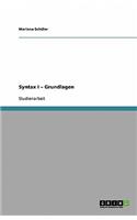 Syntax I - Grundlagen