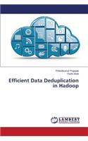 Efficient Data Deduplication in Hadoop