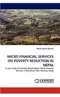 Micro Financial Services on Poverty Reduction in Nepal