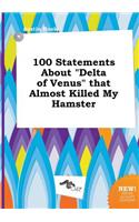 100 Statements about Delta of Venus That Almost Killed My Hamster